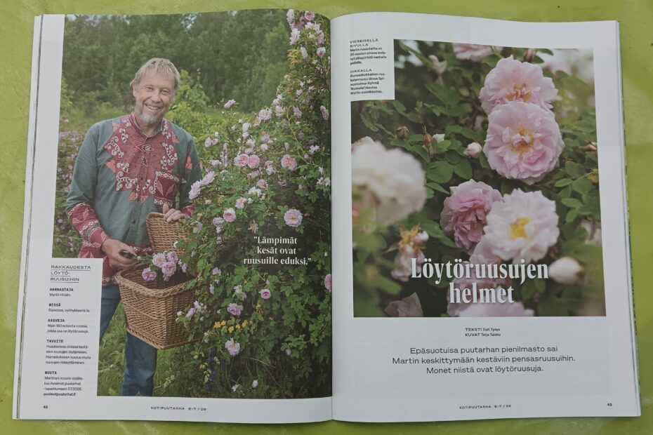 Kotipuutarha-lehti 6-7 2026, teksti Outi Tynys, kuvat Teija Tuisku