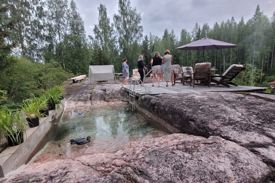 Virvoitteluallas kalliolla